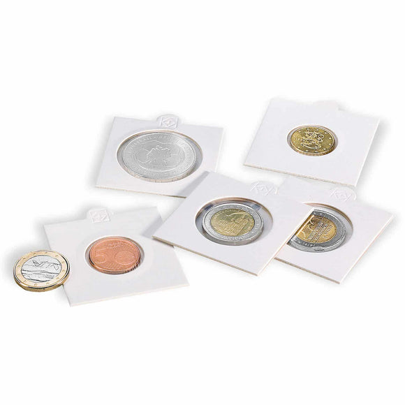 Lighthouse 2x2 Self Adhesive Coin Holders (100) 25mm