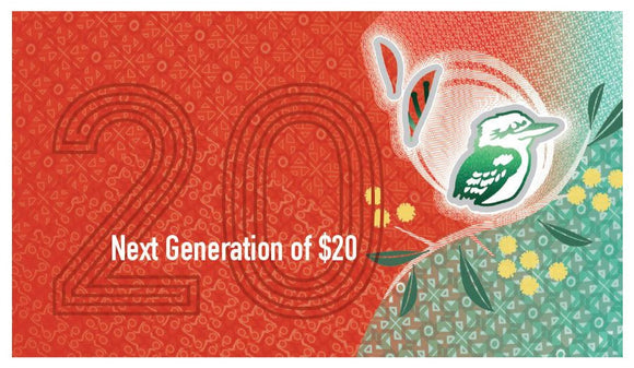 2019 Next Generation $20 Banknote Folder