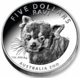 2018 Ravi Red Panda $5 Silver Proof Coin