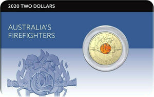 2019 Firefighters $2 Coin in Card