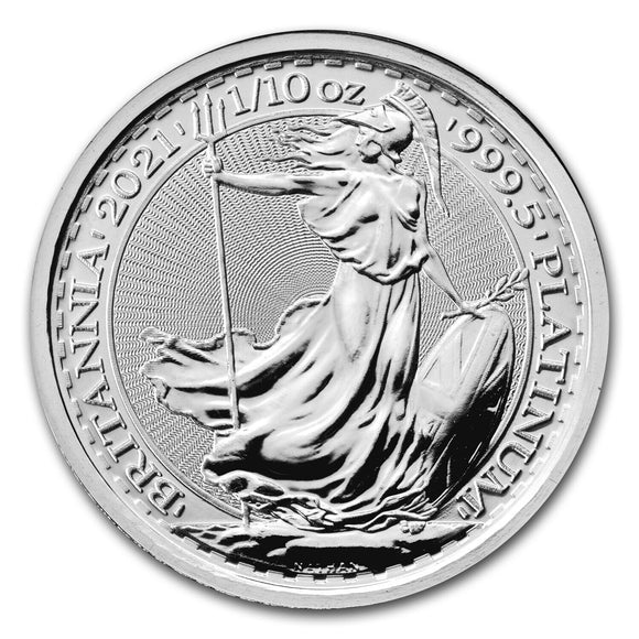 2021 1/10oz Platinum Britannia Coin