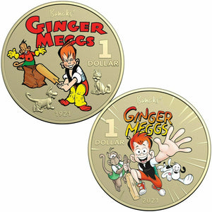 2021 Ginger Megs $1 Uncirculated Coin Pair