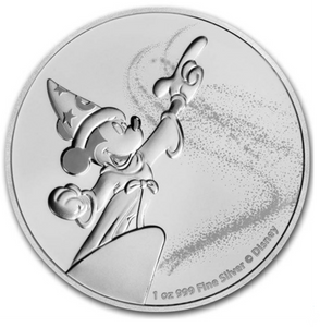 2019 Mickey Mouse - Fantasia 1oz Silver Coin