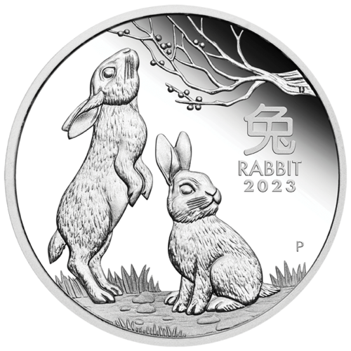 Lunar Series III 2023 Year of the Rabbit 1/2oz Silver Proof Coin