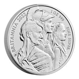 2022 Britannia Exclusive Range 2 Pound 1oz Silver Brilliant Uncirculated Coin