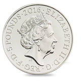 2016 Great Britain UK QEII Royal Birthday 5 Pound BU Coin