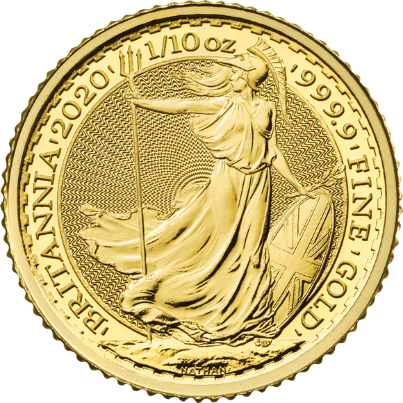 2020 1/10oz Gold Britannia Coin