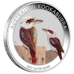 2017 Kookaburra World Money Fair 1oz Silver Coloured Proof Coin